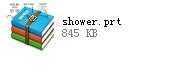太阳能热水器之喷头 3D模型