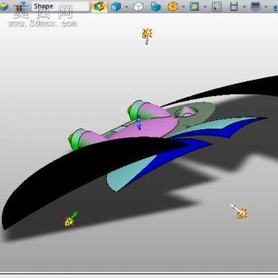 超级座驾 3D模型中望3D设计,Z3