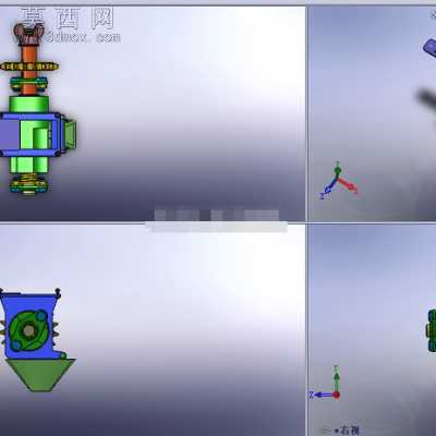 山地烟草施肥机排肥器 3D模型