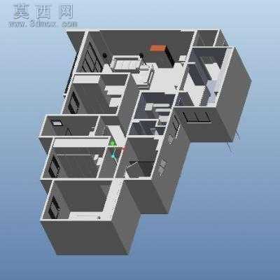 房子格局 3D模型