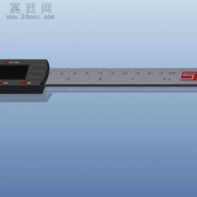 数显卡尺 3D模型
