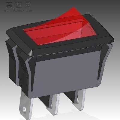 船型开关 3D模型