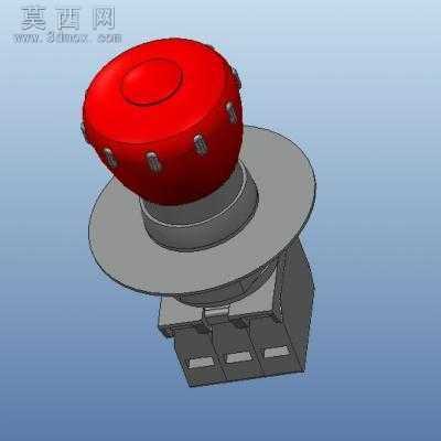 急停开关 3D模型