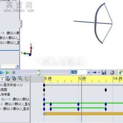 射箭动画 3D模型
