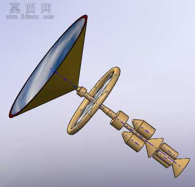 聚变火箭 3D模型