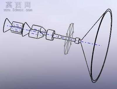 聚变火箭 3D模型