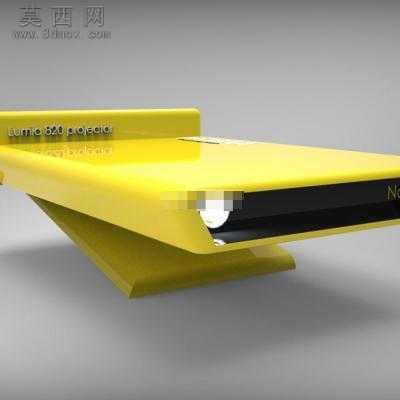 Lumia820 手机座 3D模型