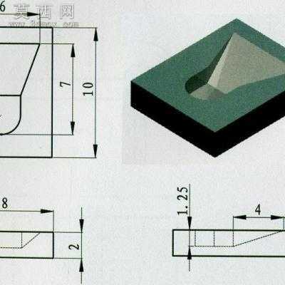 Inventor三维建模练手图 3D模型