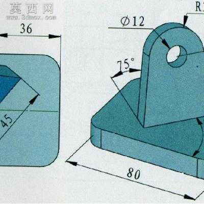 Inventor三维建模练手图 3D模型
