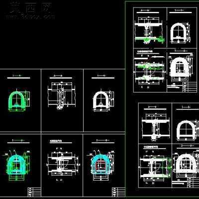 中央配电所密闭门图 CAD图纸