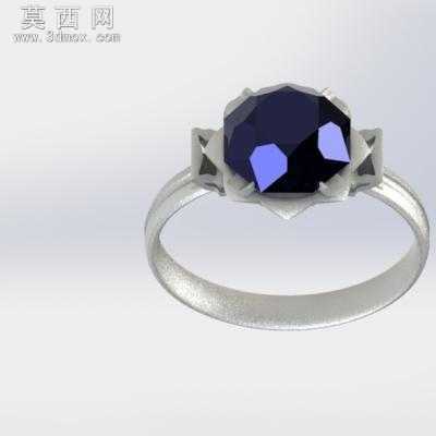钻戒钻石戒指 3D模型