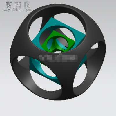 多维空心球 3D模型