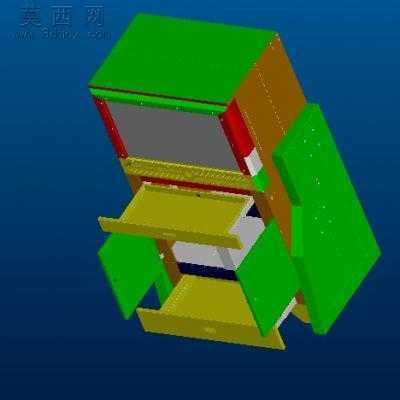 四轮定位仪 3D模型