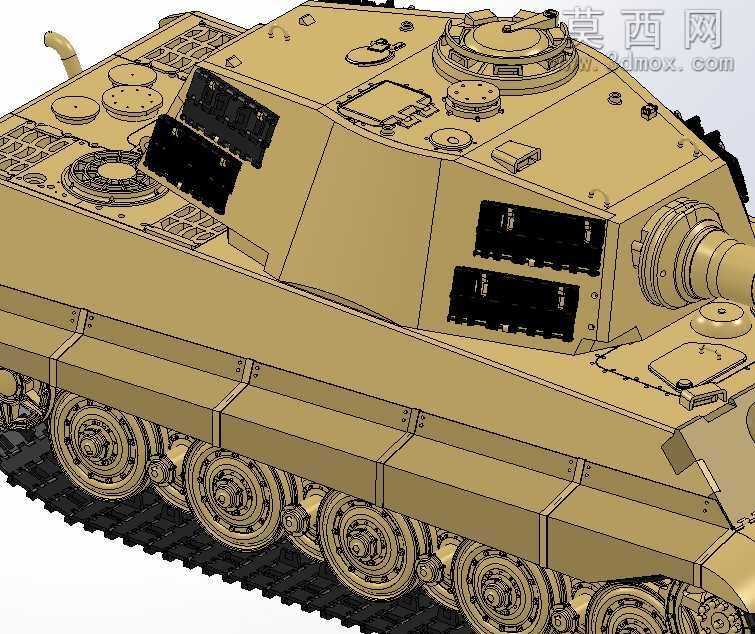 虎王坦克SW模型