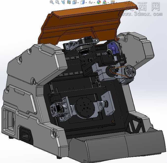 日本数控铣床RAPIMA设计SW模型