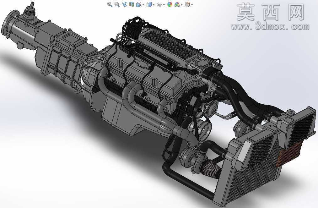 雪佛兰V8双涡轮增压器SW模型