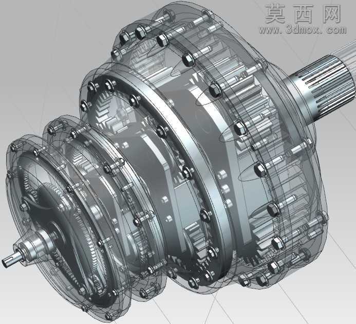 行星减速器UG模型