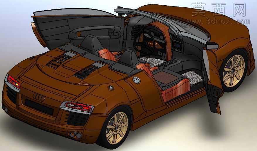 奥迪R8模型SW设计