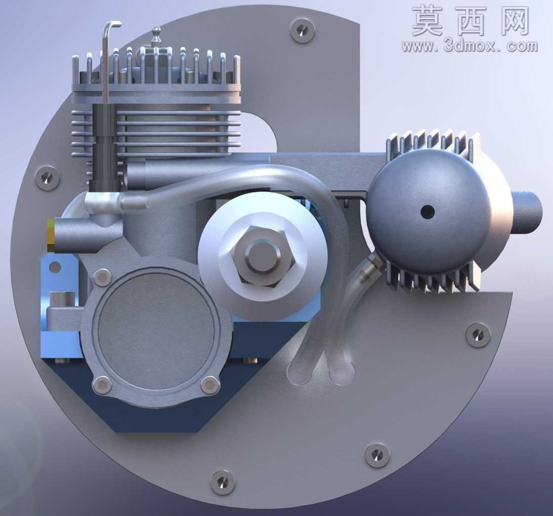 发动机悬置系统(发动机支架)SW模型