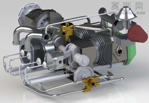 Rotax912引擎SW模型