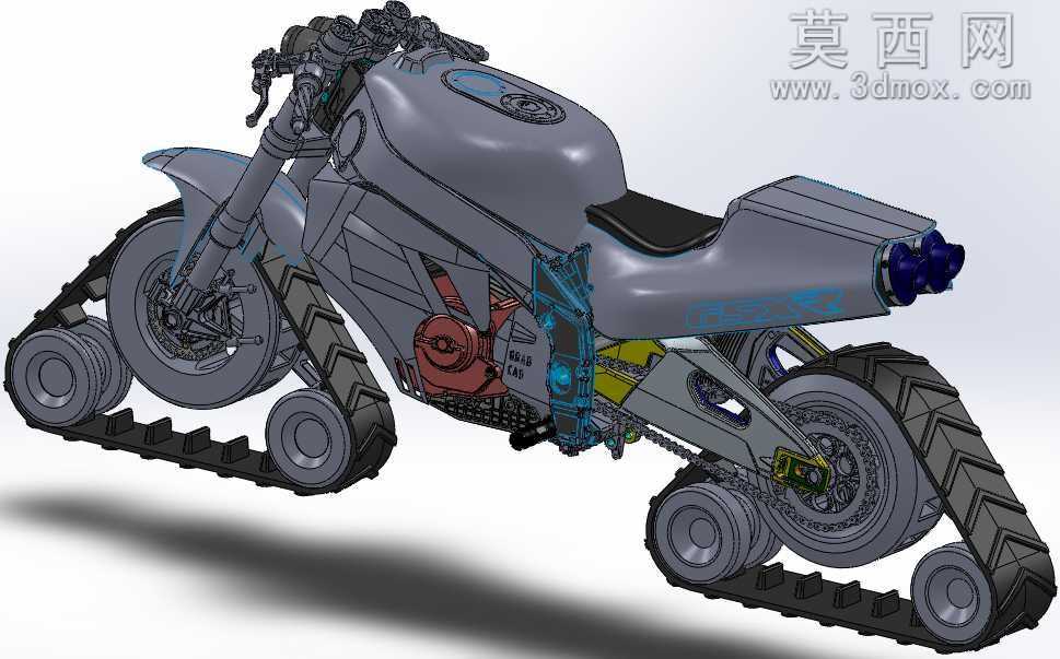 概念雪地摩托车SW模型