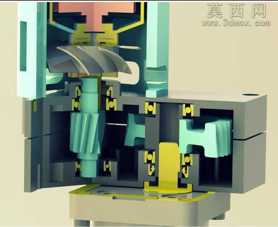 齿轮泵电机SW模型