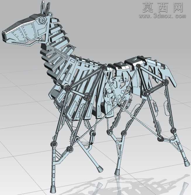 仿生机械马UG模型