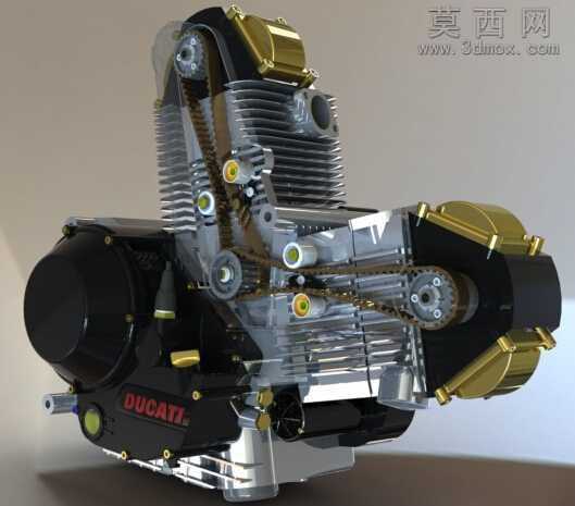 杜卡迪900毫升风冷双缸发动机SW模型