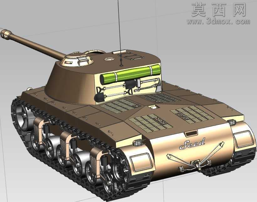 T25AT坦克战车UG设计