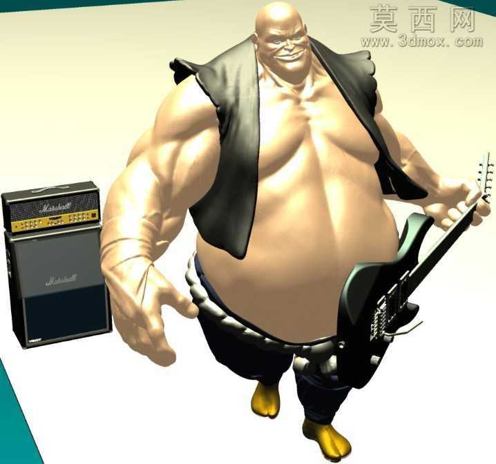 胖子雕塑UG设计