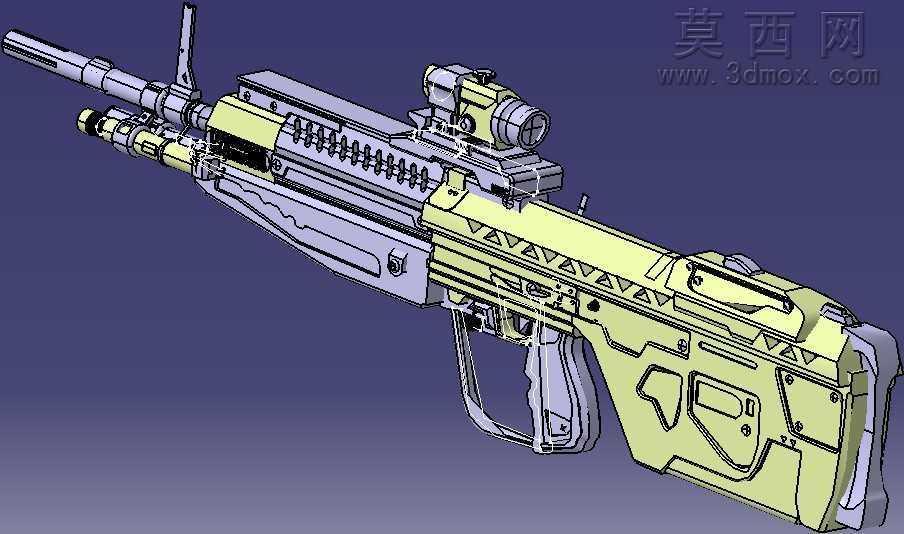 DMR步枪CATIA V5 R21设计