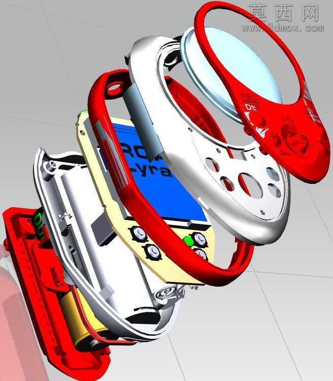 MP3播放器模型UG设计