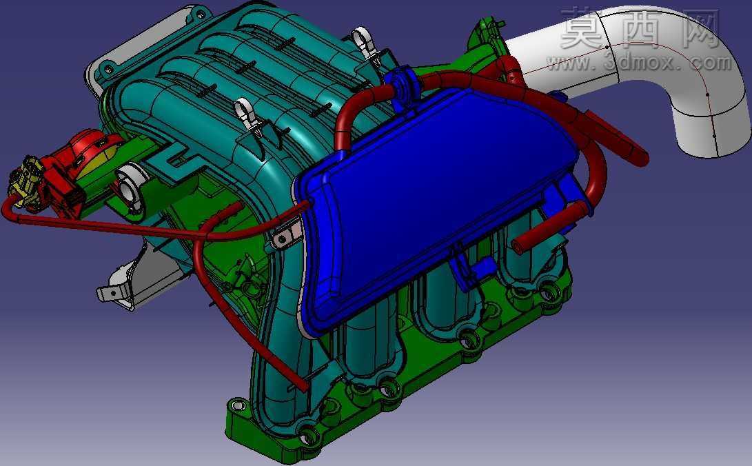 进气歧管CATIA V5 R21设计