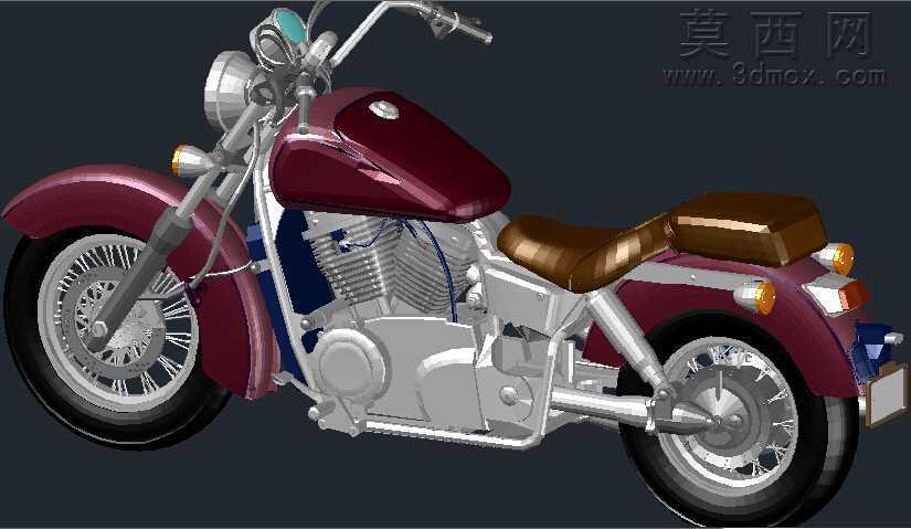 ������Ӱ750RSĦ�г�CAD��άģ��