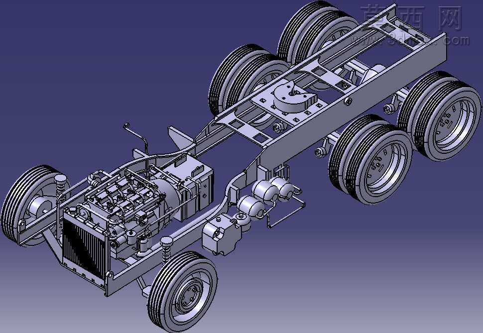 卡车CATIA V5 R21设计