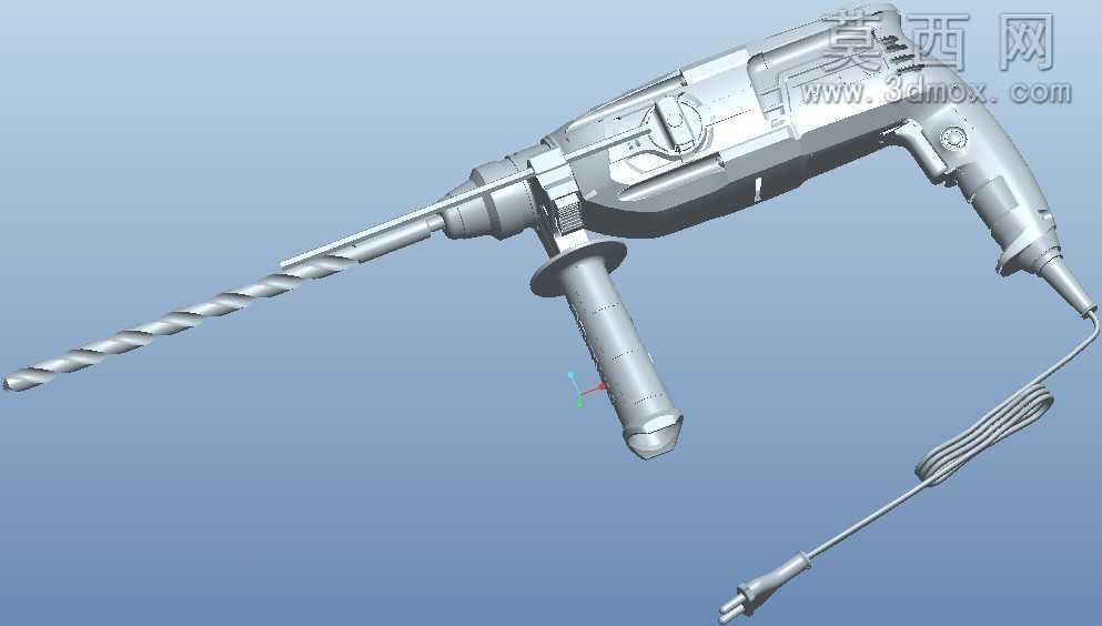 (可提供3D打印)26mm轻型电锤CREO2.0设计(包括PROE5.0文件)