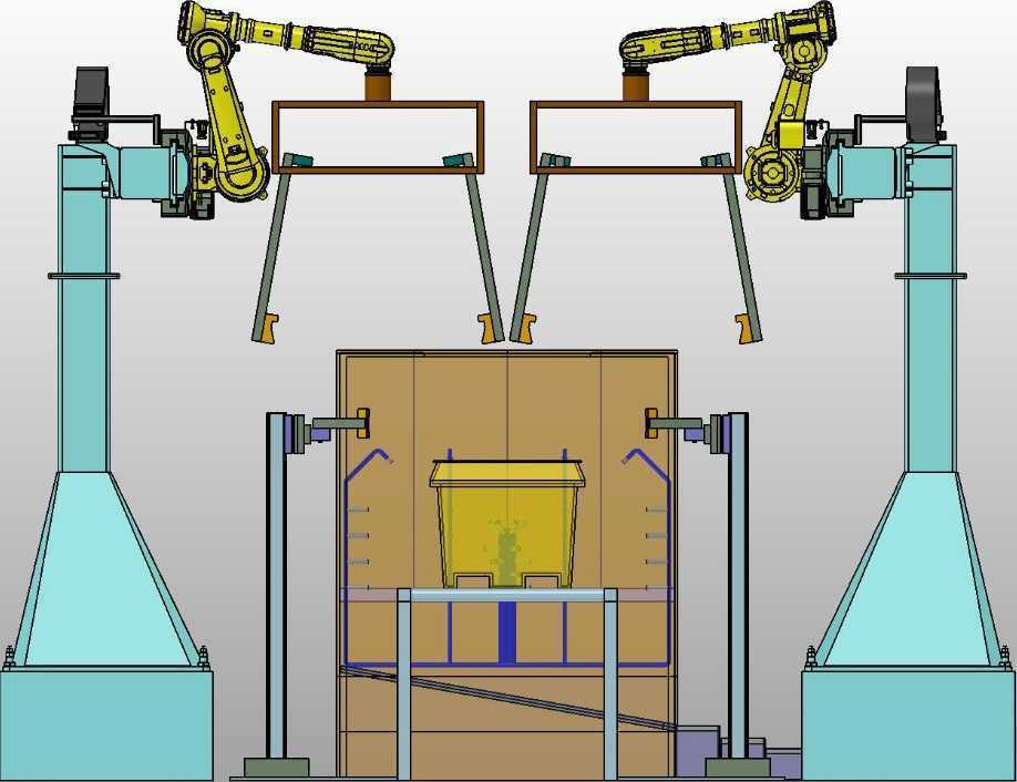 ABB机器人的清洗流水线CATIA V5 R21设计