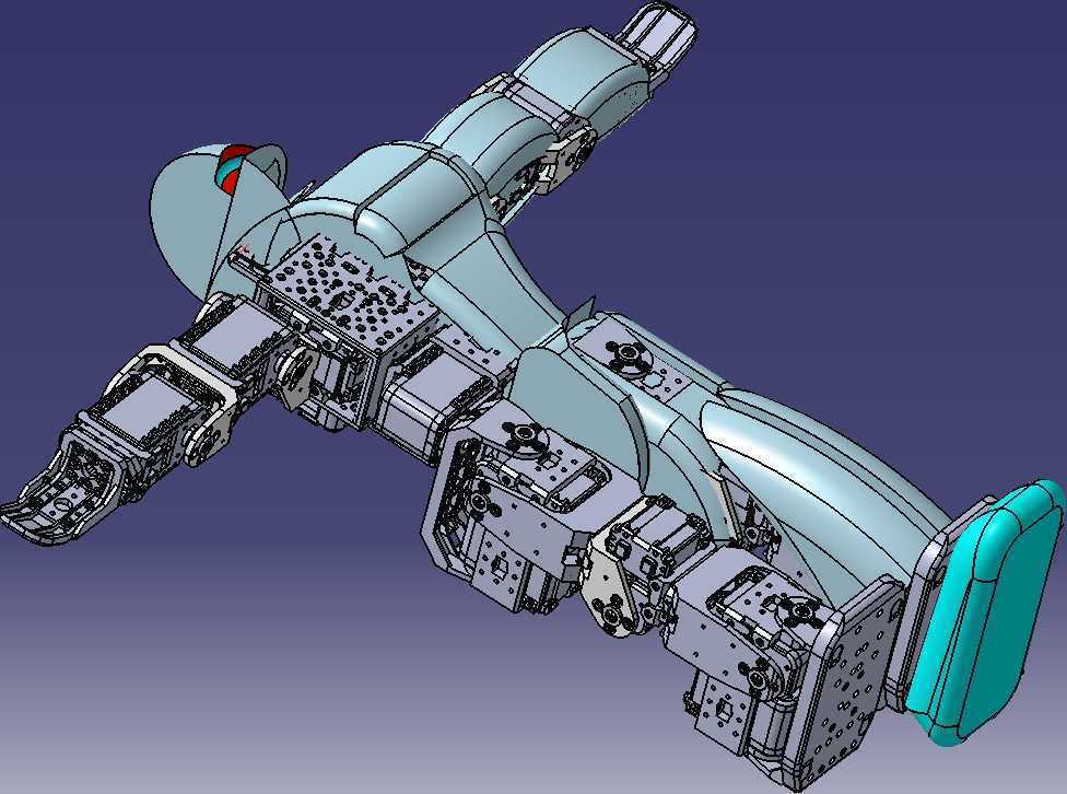Robosavvy人形机器人CATIA V5 R21设计