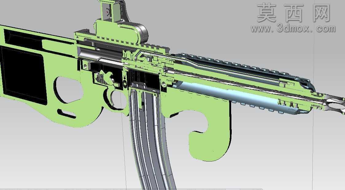P90-AR15自动步枪UG设计