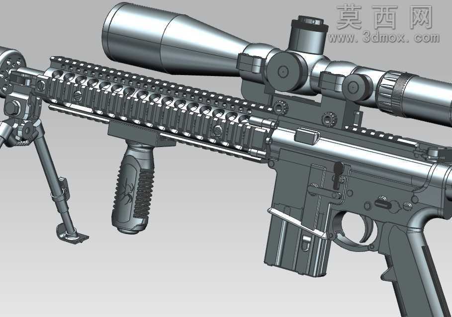 AR15狙击步枪UG设计