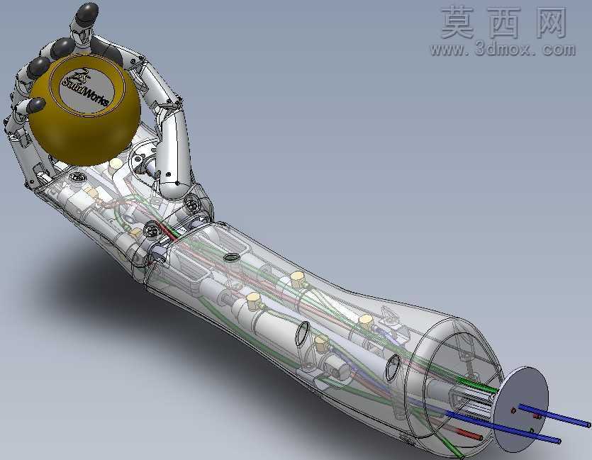 高仿真机械手SW设计