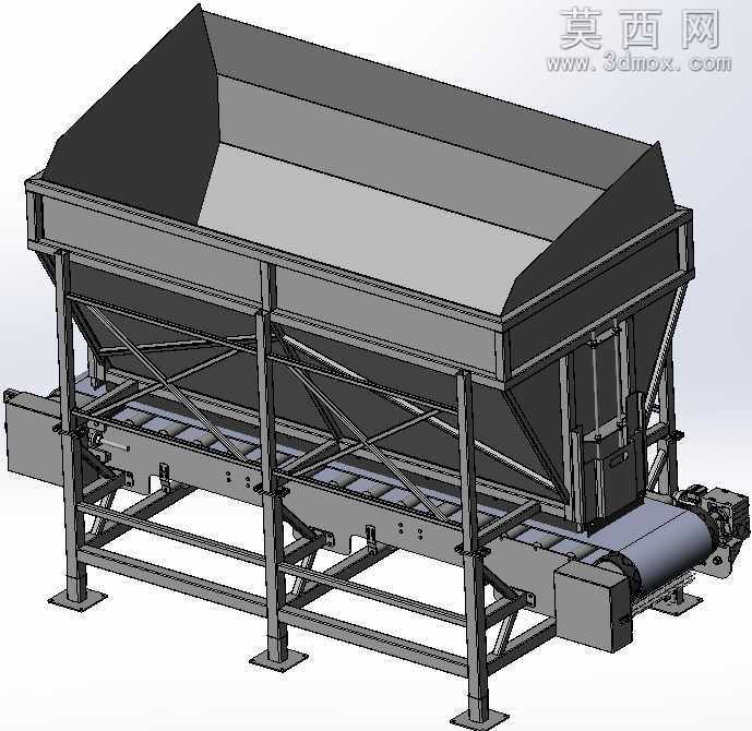 带式输送机料斗SW设计