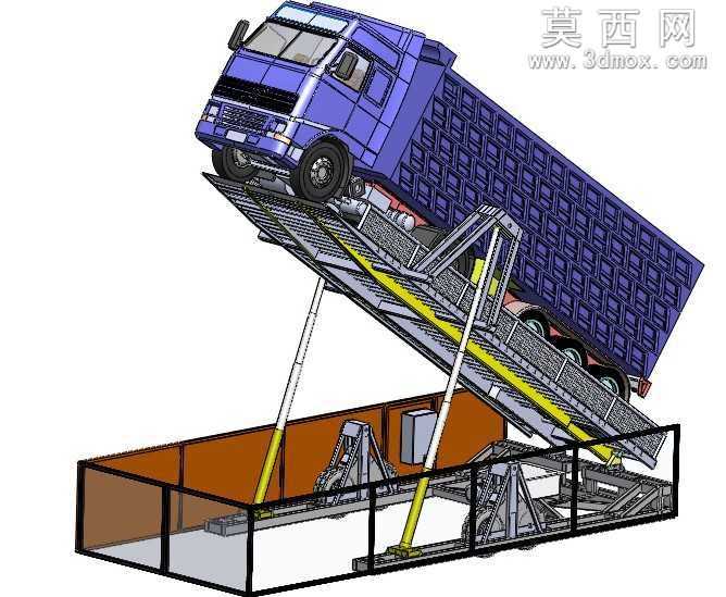 可移动的卡车减震器UG设计
