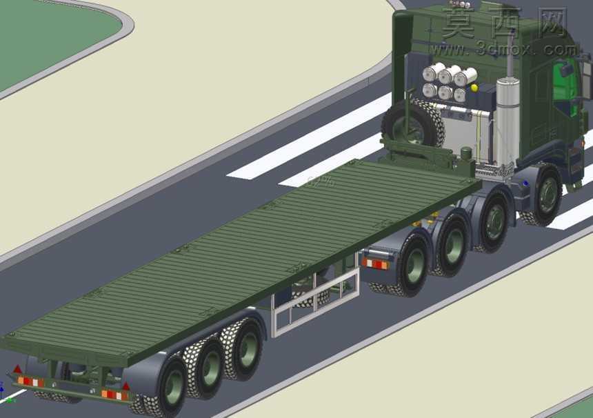 8x8牵引车PROE设计