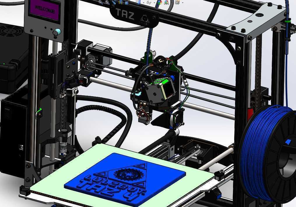 Lulzbot TAZ4 3D打印机SW设计