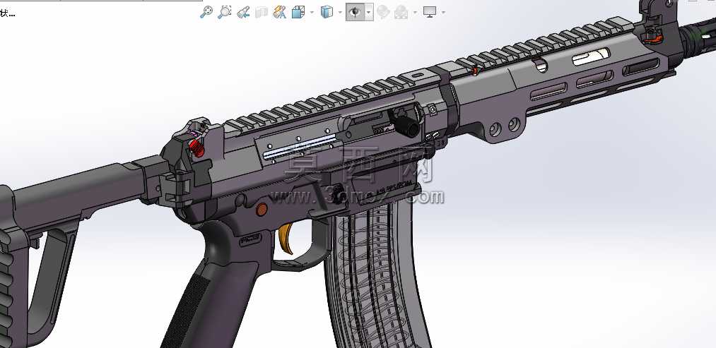 ģ�黯5.56NATO ��ǹ��άģ��
